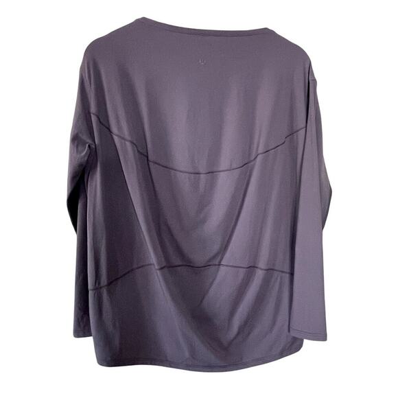 LULULEMON LONG SLEEVE TOP PURPLE SIZE L - Picture 2 of 7